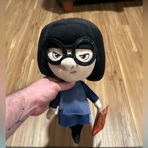 Disney Incredibles Edna Mood Plush Doll NWT
